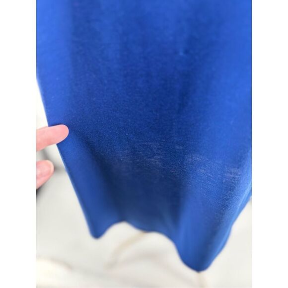 Lucy Tech Womens Short Sleeve Blue Workout T Shirt Size Large Exercise - Picture 9 of 10